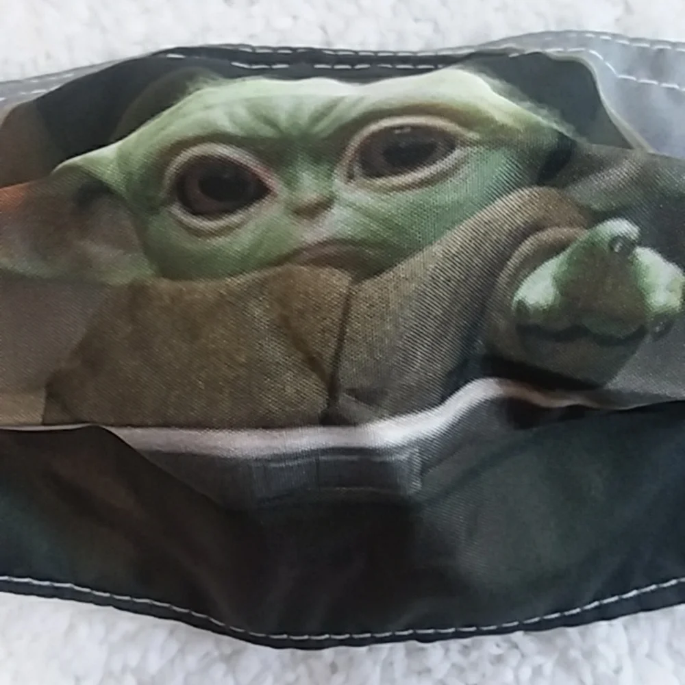 *5/$20* Baby Yoda Kids Face Mask & 2 Birthday Toppers